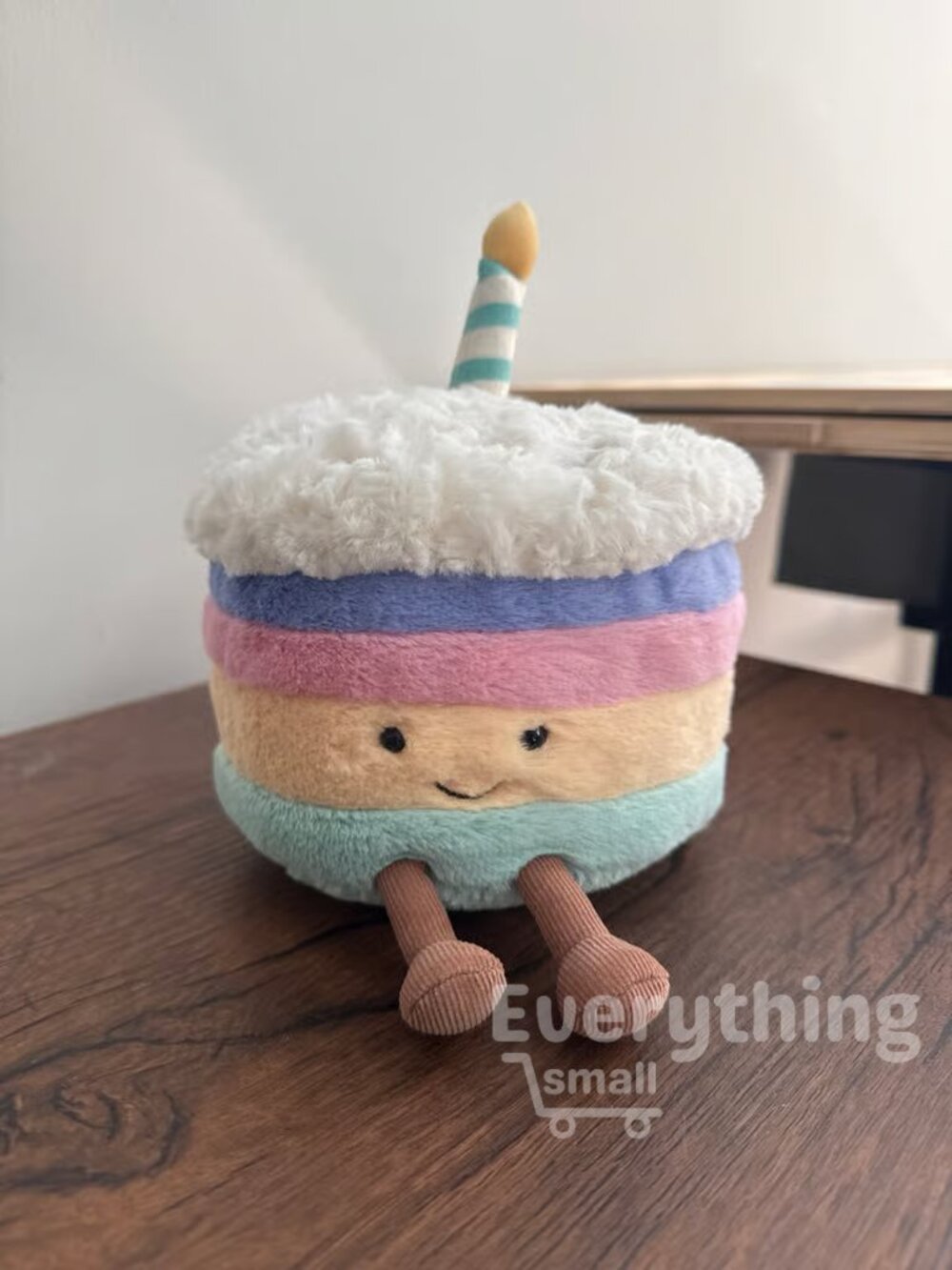 Jellycat Amuseables Rainbow Birthday Cake 16cm Medium Size